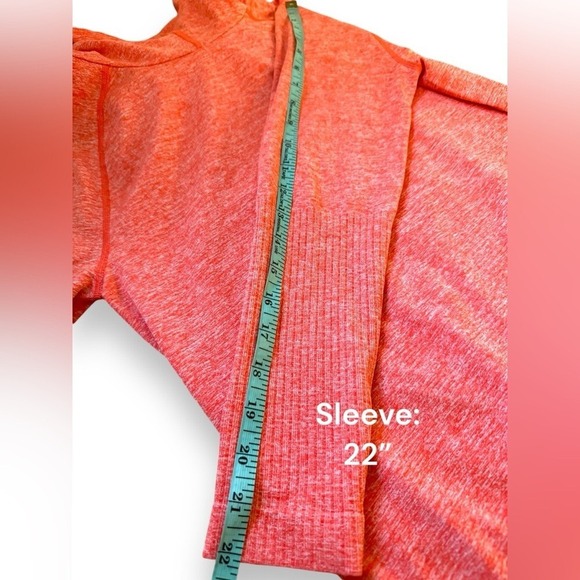 The North Face lightweight hooded top, coral/orange, excellent condition, size M - Picture 7 of 7